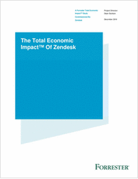 Forrester TEI Report Examines the ROI of Zendesk