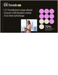 CX Trendsetters Surge Ahead Of Peers With Human-Centric AI As Their Advantage