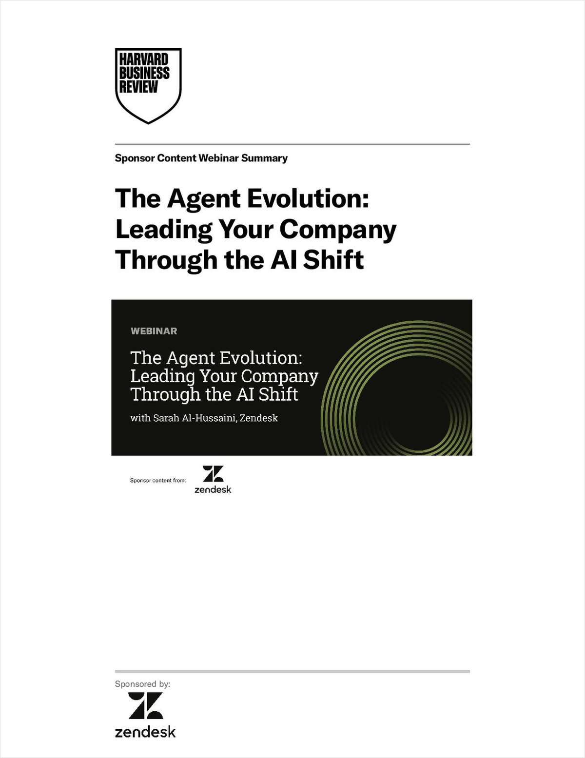 The Agent Evolution: Leading Your Company Through the AI Shift - Webinar Summary