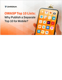 OWASP Mobile Top 10 List: Why Publish a Separate List for Mobile?