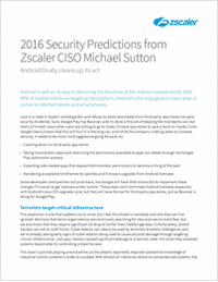 Top Security Predictions for 2016