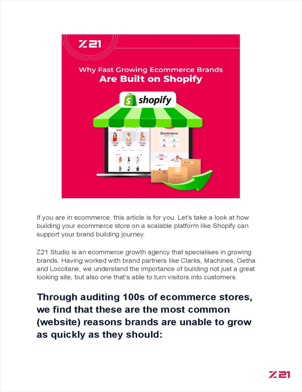 Why Fast Growing Ecommerce Brands Are Built on Shopify