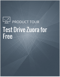 Test Drive Zuora for Free