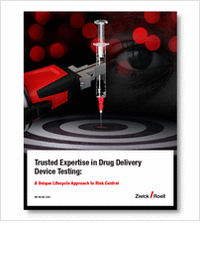 Trusted Expertise in Drug Delivery Device Testing: A Unique Lifecycle Approach to Risk Control