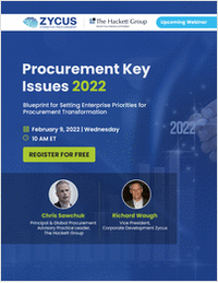 Procurement's Priorities for 2022: Go from Survive to Thrive