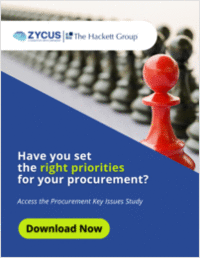 The Hackett Group's Procurement Key Issue Study: Issues to Address and Critical Actions to Succeed