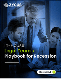 In-House Legal Team's Playbook for Recession